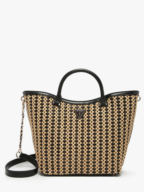 Handbag Atalia Raphia Guess Black atalia WG964722