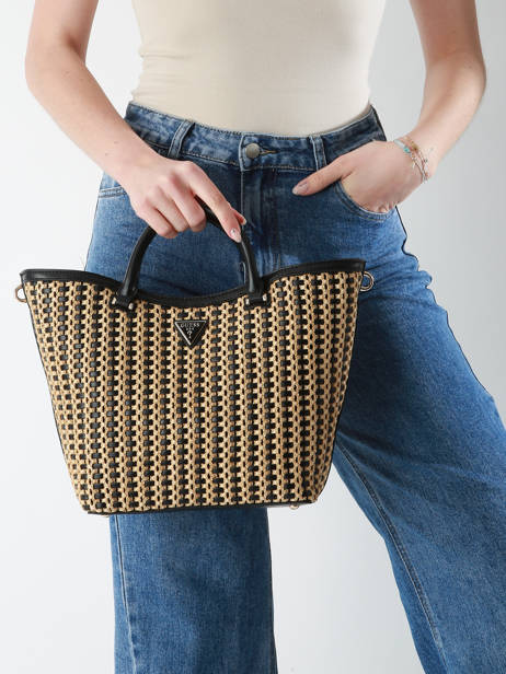 Handbag Atalia Raphia Guess Black atalia WG964722 other view 1