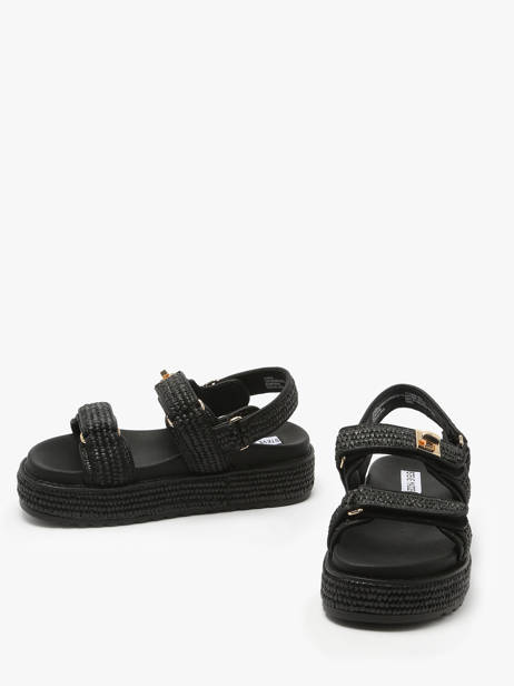 Sandals Bigmona In Leather Steve madden Black women 11003034 other view 2