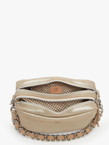 Crossbody Bag Vintage Leather Mila louise Beige vintage 23673X other view 3