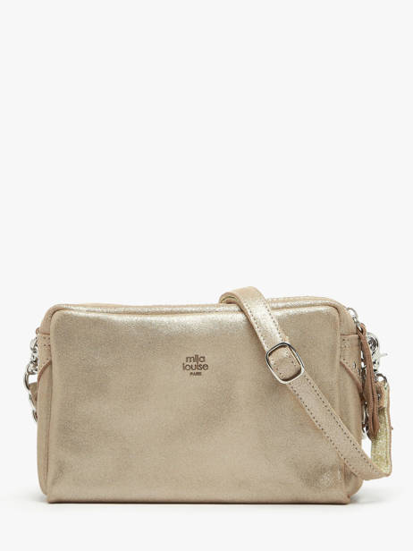 Crossbody Bag Vintage Leather Mila louise Beige vintage 23673X other view 4