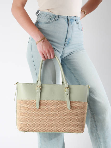 Satchel Capri Milano Green capri CP23111 other view 1