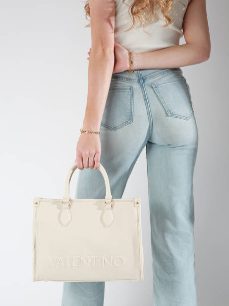 Satchel Rised Re Valentino White rised re VBS8P904 other view 1