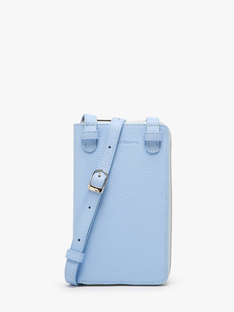 Leather Pocket Phone Pouch Nathan baume Blue n city 3 other view 4