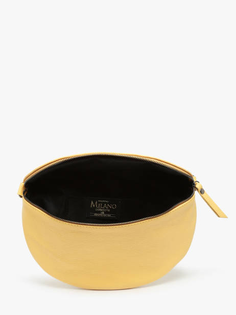 Leather Caviar Belt Bag Milano Yellow caviar CA21123 other view 3