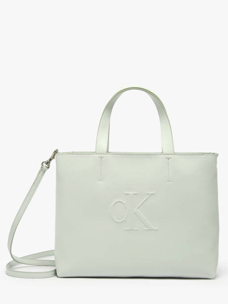 Satchel Sculpted Calvin klein jeans Green sculpted 4K3111G