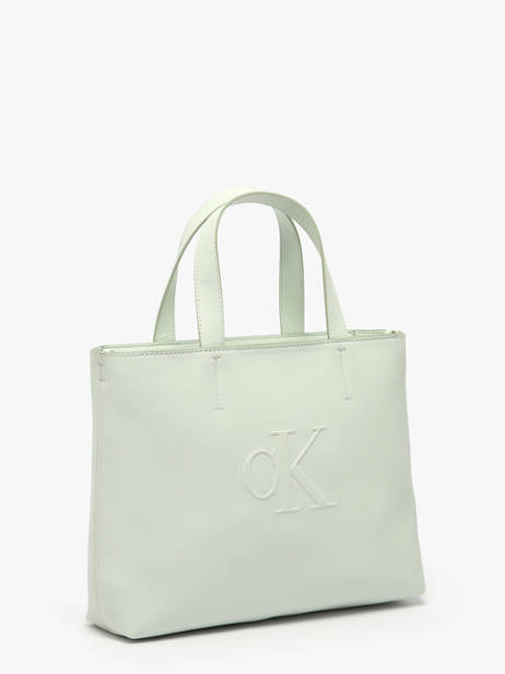 Satchel Sculpted Calvin klein jeans Green sculpted 4K3111G other view 2