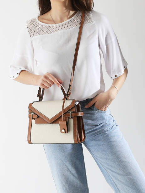 Crossbody Bag Emily With Leather Trimming Le tanneur Beige emily TEMI1015 other view 1