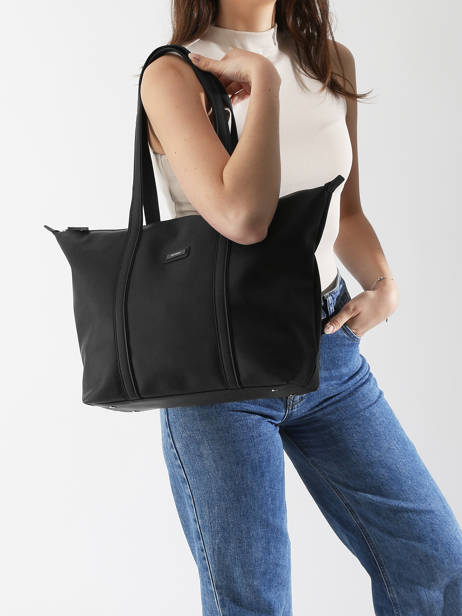 Shoulder Bag Tara Nylon Hexagona Black tara 8120166 other view 1