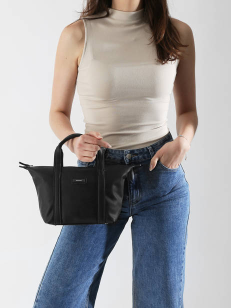 Satchel Tara Nylon Hexagona Black tara 8120170 other view 1