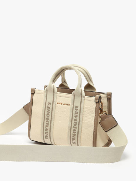 Sac PortÃ© Main Et BandouliÃ¨re La Baule David jones Beige la baule CM7459 vue secondaire 2