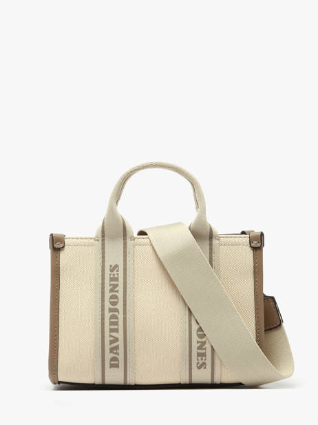 Sac PortÃ© Main Et BandouliÃ¨re La Baule David jones Beige la baule CM7459 vue secondaire 4