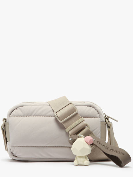 Shoulder Bag Plum David jones Beige plum CM7475 other view 4