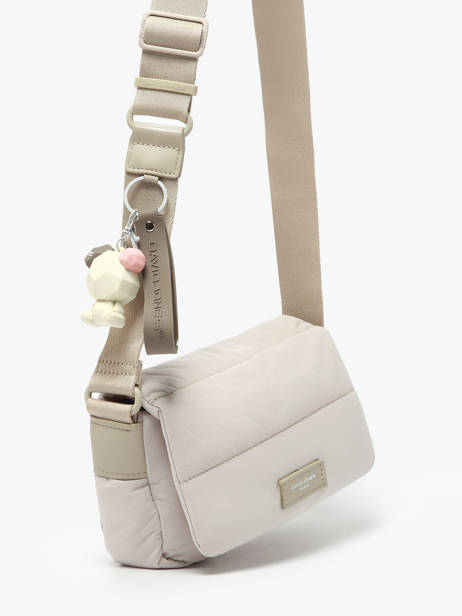 Shoulder Bag Plum David jones Gray plum CM7476 other view 2
