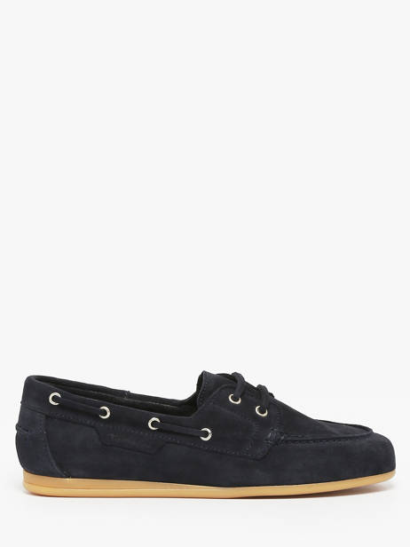Boat Shoes In Leather Tamaris Blue women 44