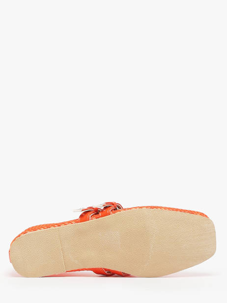 Ballerinas Colors of california Orange women CPATTY07 other view 5