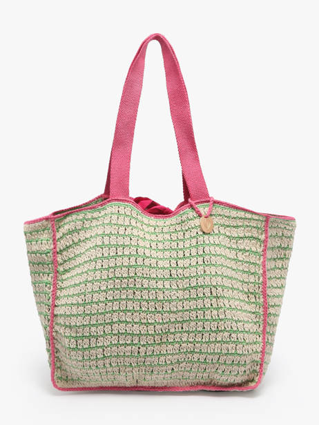 Shoulder Bag Over The Rainbow Cotton Le voyage en panier Green over the rainbow PM870