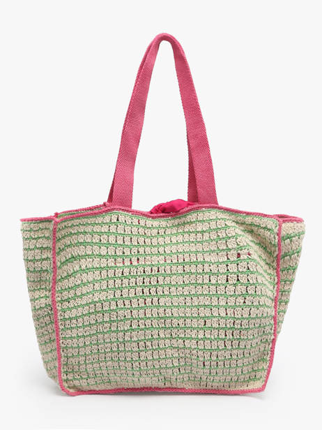Shoulder Bag Over The Rainbow Cotton Le voyage en panier Green over the rainbow PM870 other view 4