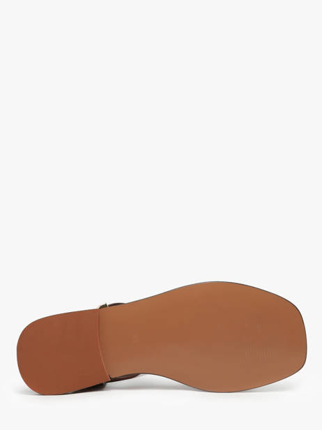Sandals Daphne In Leather Nuyou Brown women 11013 other view 4