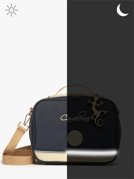Sac Gouter Cameleon Bleu vintage fantasy BL24 vue secondaire 6