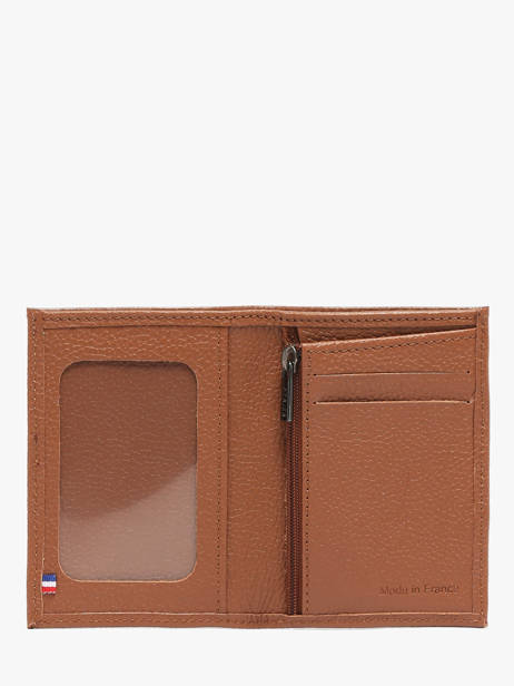 Wallet With Coin Purse Madras Leather Etrier Brown madras EMAD941 other view 1