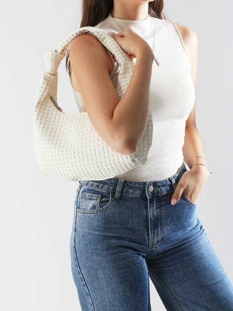 Shoulder Bag Tresse Miniprix White tresse 25022 other view 1