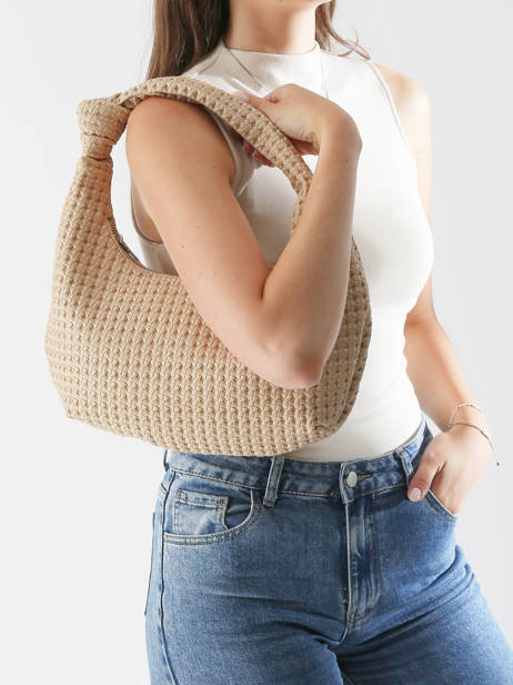 Shoulder Bag Tresse Miniprix Beige tresse 25022 other view 1