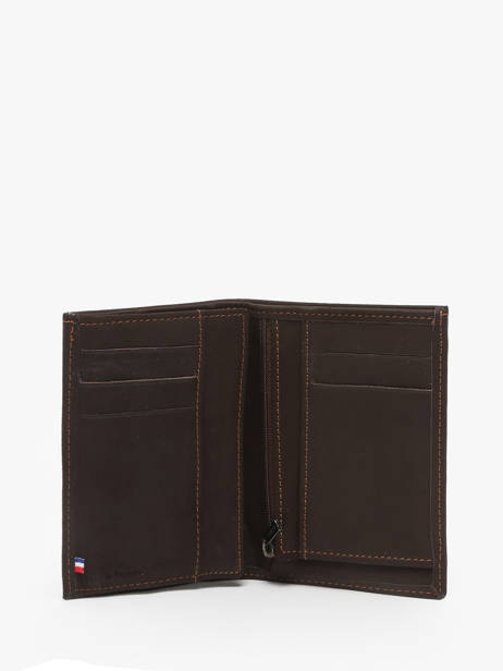 Leather Wallet Oil Etrier Brown oil EOIL140 other view 1