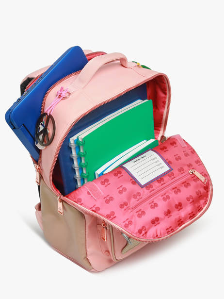Bobby Backpack 1 Compartment Jeune premier Pink daydream girls G other view 3