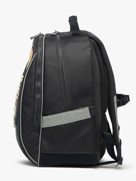 3-compartment Backpack Jeune premier Blue daydream boys B other view 2