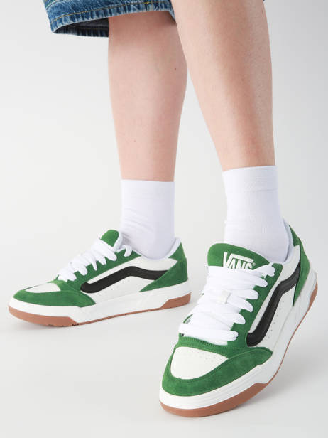 Sneakers Hylane In Leather Vans Green men D26BR1 other view 1