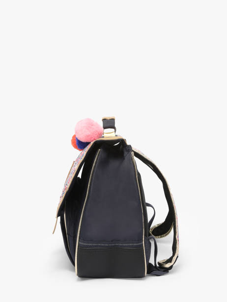 1 Compartment Satchel Tann's Multicolor les fantaisies f 35265 other view 2