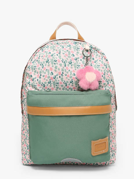 1 Compartment Backpack Tann's Green les fantaisies f 62267