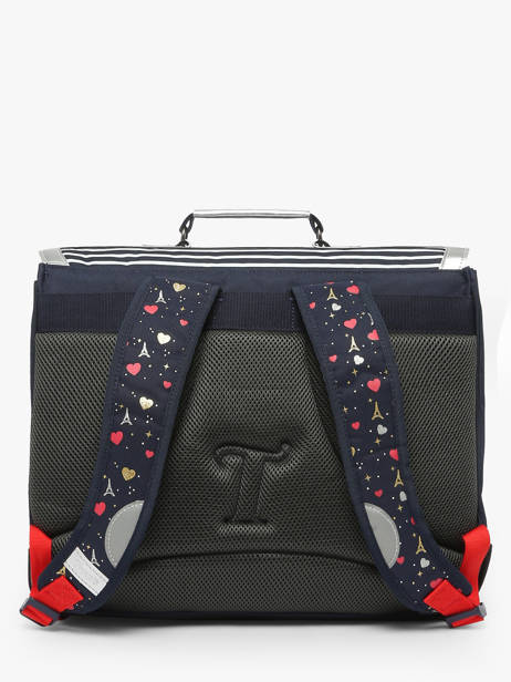 2-compartment Satchel Tann's Blue les fantaisies f 41321 other view 4