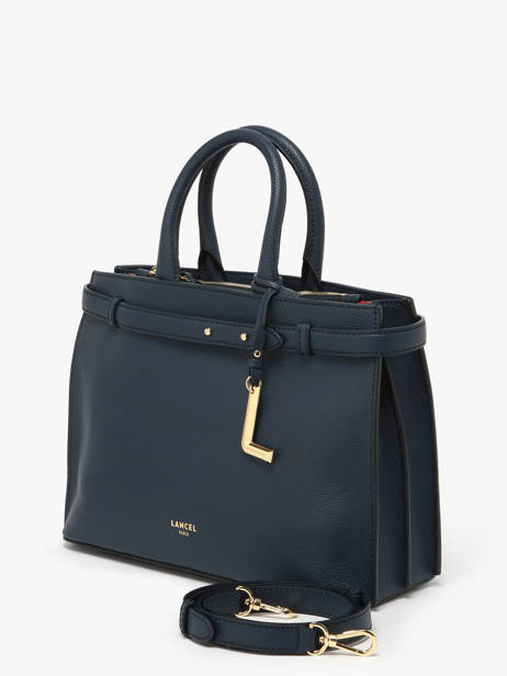 Satchel Faubourg Leather Lancel Blue faubourg A13528 other view 1
