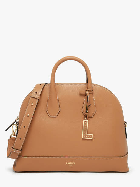 Handbag Belleville Leather Lancel Brown belleville A13736