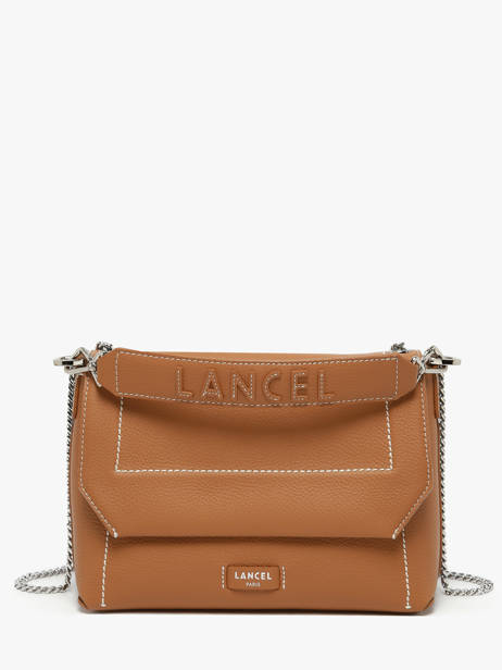 Shoulder Bag Ninon Leather Lancel Brown ninon A13782