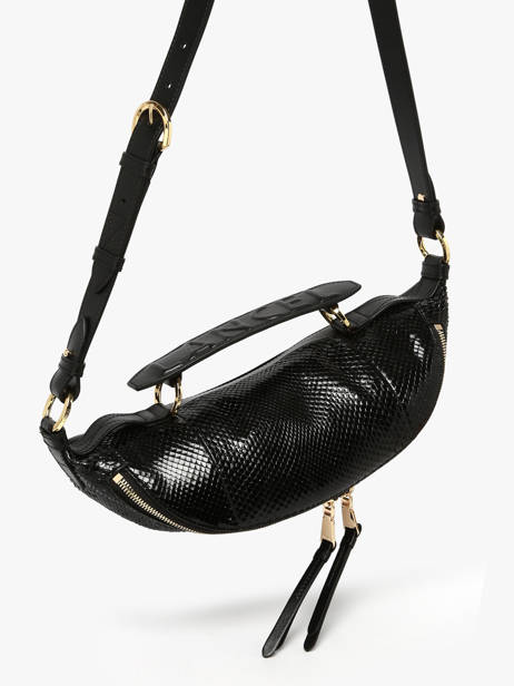 Shoulder Bag Origami Lancel Black origami A13260 other view 2