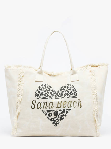 Shoulder Bag Cabas Cotton Miniprix Beige cabas Q641