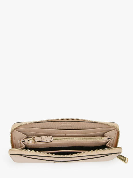 Wallet Leather Lancel Beige enveloppe A13711 other view 1