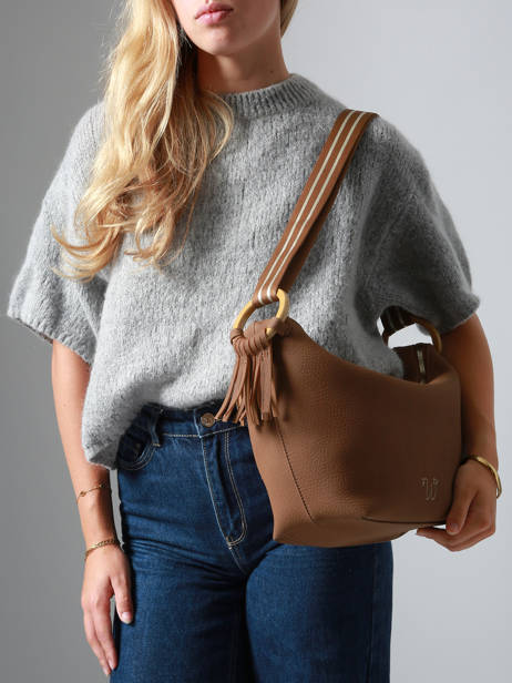Sac Bandoulière Camomille Woomen Marron camomille WCAO03 vue secondaire 1