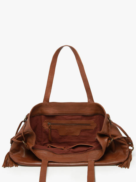 Shoulder Bag Cow Leather Basilic pepper Brown cow BCOW80 other view 3