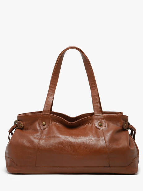 Shoulder Bag Cow Leather Basilic pepper Brown cow BCOW80 other view 4
