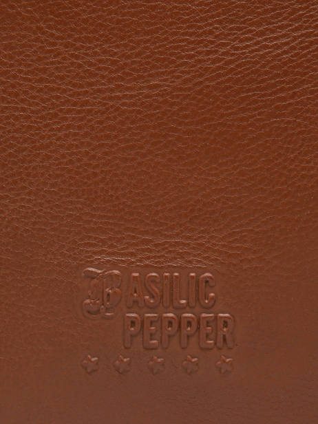 Shoulder Bag Cow Leather Basilic pepper Brown cow BCOW80 other view 5