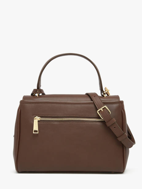 Sac Porté Main Mademoiselle Grace Cuir Lancaster Marron mademoiselle grace 102 vue secondaire 3