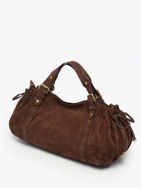 Sac Porté épaule Folk Cuir Gerard darel Marron folk DCS01407 vue secondaire 1