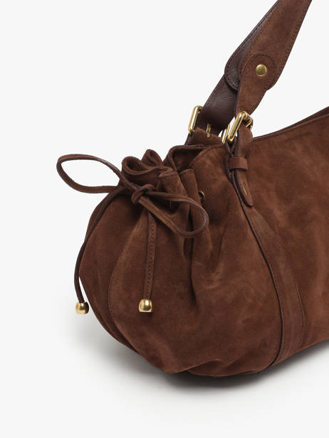 Sac Porté épaule Folk Cuir Gerard darel Marron folk DCS01407 vue secondaire 4