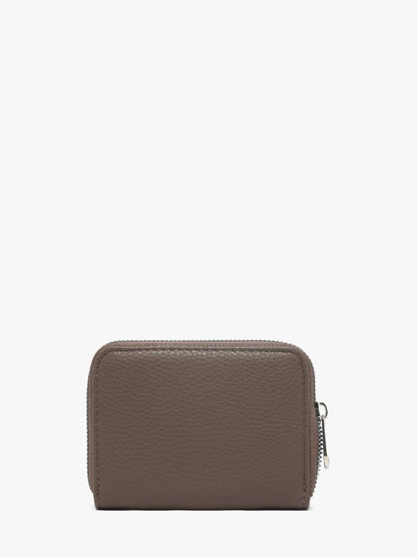 Porte-monnaie Grained Miniprix Marron grained K2015 vue secondaire 2