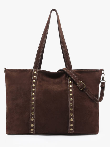 Sac Porté épaule Velvet Milano Marron velvet VE24113 vue secondaire 4