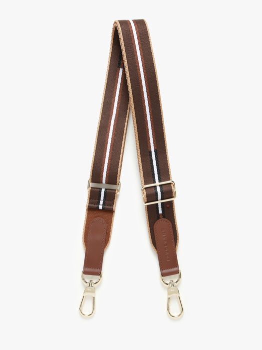 Longchamp Bandoulière graphique Bijoux Marron